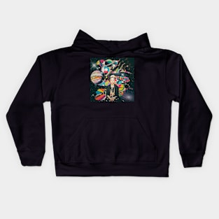 "Frida in the Pop Universe: An Explosion of Creativity" Kids Hoodie